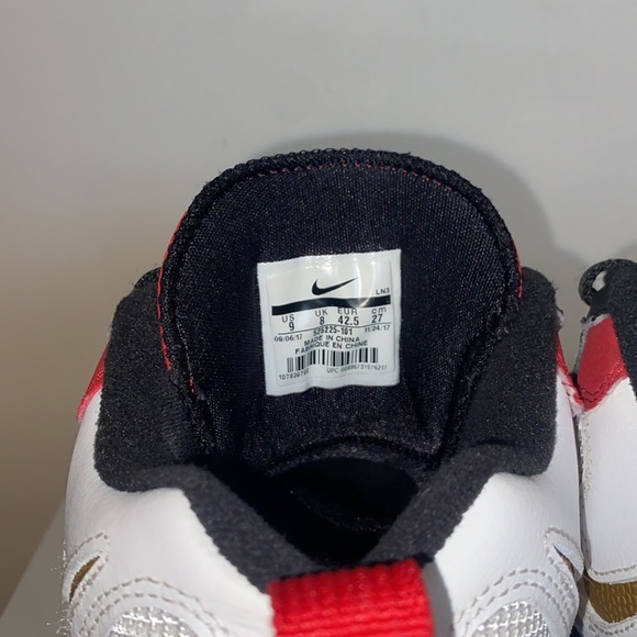 Men’s Size 9 - Nike Air Max Speed Turf 49ers 2017, Red Gold White and Black - Picture 10 of 12